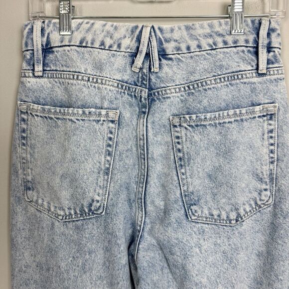 GOOD AMERICAN | Good Boy High Rise Jeans Light Wash Blue643 Women’s Size 2/26 - Picture 11 of 13